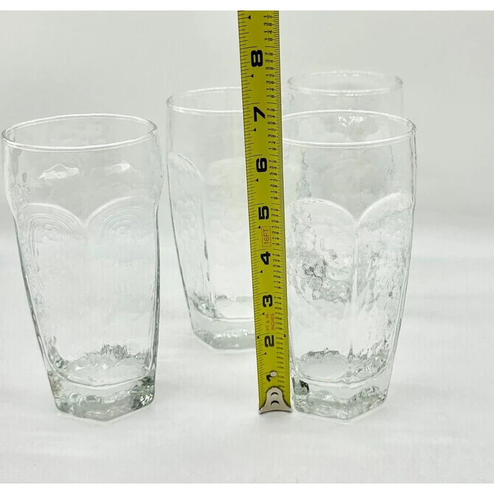 Set of 4  Libbey Chivalry 12 Ounce Beverage Glasses